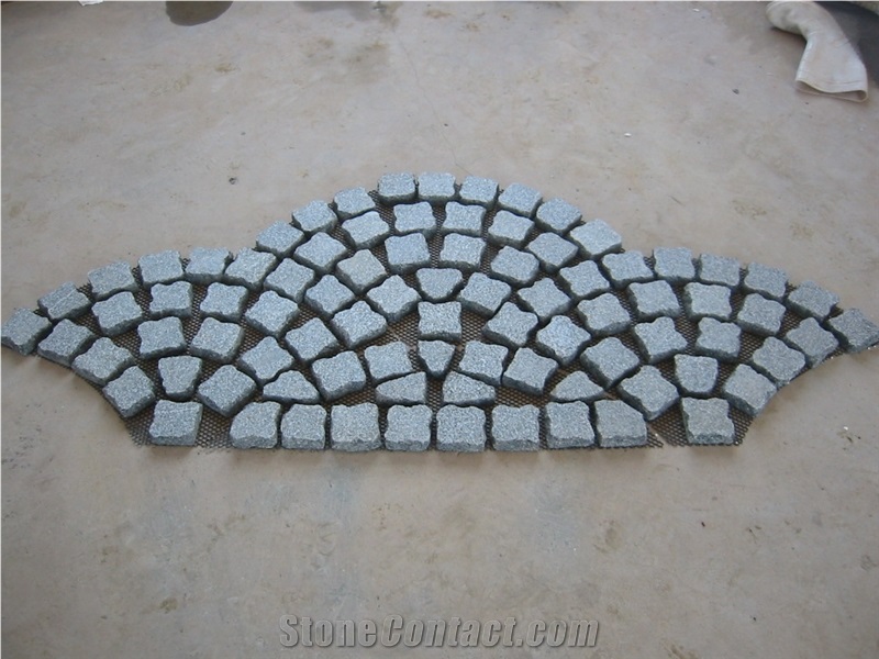 G682 Meshed Cube Stone,Yellow & Rusty Granite Cube Stone,Granite Paving,Yellow Granite Cube Stone,Driveway Paving Stone,Rusty Granite Cube Stone,Cobble Stone,Paving Sets,Courtyard Road Pavers