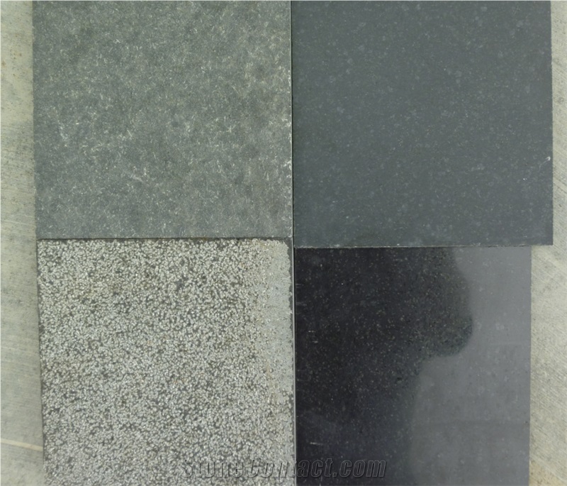 G684 Black Basalt Slabs & Tiles, China Black Basalt
