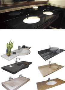 Granite Countertops, China Granite Bath Tops, Custom Vanity Tops