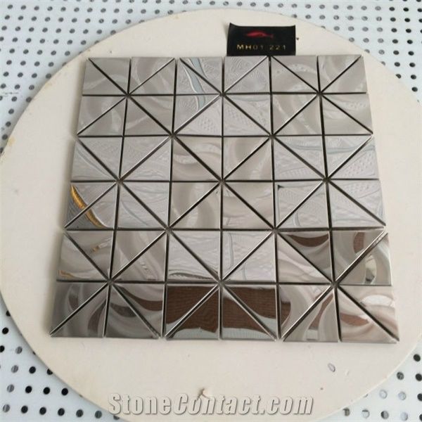 Metal Silver Mosaic Tiles&Wall Mosaic Panles,Floor Mosaic Cladding,Glass&Metal Mosaic,Chinese Cheap Flooring Mosaic Tiles,Red Brick Mosaic,Hot Sale Walling Mosaic Tiles Home Decoration Pattern Mosaic