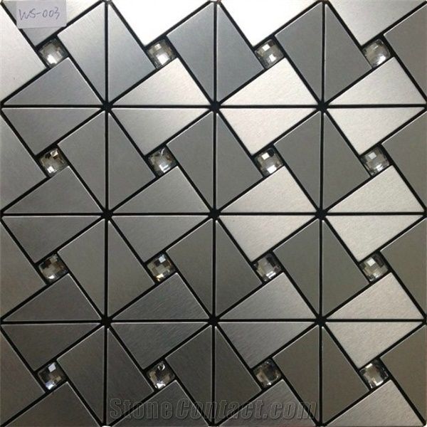 Metal Silver Mosaic Tiles&Wall Mosaic Panles,Floor Mosaic Cladding,Glass&Metal Mosaic,Chinese Cheap Flooring Mosaic Tiles,Red Brick Mosaic,Hot Sale Walling Mosaic Tiles Home Decoration Pattern Mosaic