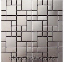 Metal Silver Mosaic Tiles&Wall Mosaic Panles,Floor Mosaic Cladding,Glass&Metal Mosaic,Chinese Cheap Flooring Mosaic Tiles,Red Brick Mosaic,Hot Sale Walling Mosaic Tiles Home Decoration Pattern Mosaic