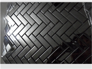 Metal Silver Mosaic Tiles&Wall Mosaic Panles,Mosaic Cladding,Glass&Metal Mosaic,Chinese Cheap Flooring Mosaic Tiles,Silver Brick Mosaic,Hot Sale Walling Mosaic Tiles ,Home Decoration Pattern Mosaic