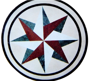 Mosaic Flooring Pattern, Square Mosaic Medallion, Waterjet Medallions,Marble Mosaic Medallion, Art Marble Flooring,Multicolor Mesh Mounted Mosaic,Indoor Decoration,China Home Decor Medallion