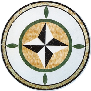 Mosaic Flooring Pattern, Square Mosaic Medallion, Waterjet Medallions,Marble Mosaic Medallion, Art Marble Flooring,Multicolor Mesh Mounted Mosaic,Indoor Decoration,China Home Decor Medallion