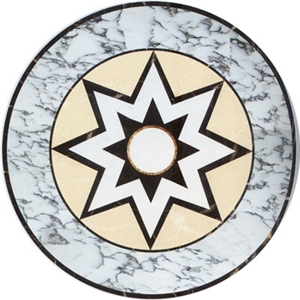 Mosaic Flooring Pattern, Square Mosaic Medallion, Waterjet Medallions,Marble Mosaic Medallion, Art Marble Flooring,Multicolor Mesh Mounted Mosaic,Indoor Decoration,China Home Decor Medallion