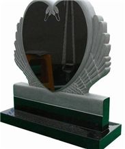 Shanxi Black Granite Monument,Heart Granite Tombstone,China Black Stone Tombstone&Monument Design.,Cross Tombstones,Western Style Monuments&Tombstones,Family Monuments,European Style Monuments&Tombsto