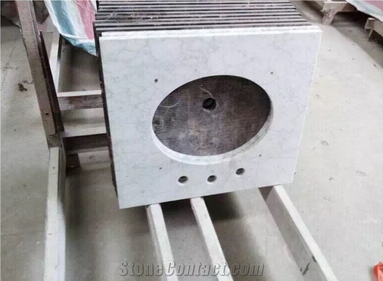 White Marble Bath Tops,China White Jade Marble Vanitytop,Pure White Countertops&Vanitytop,Bathroom Countertops&Vanity Tops,Custom Vanity Tops,White Marble Sink Tops&Bathtops