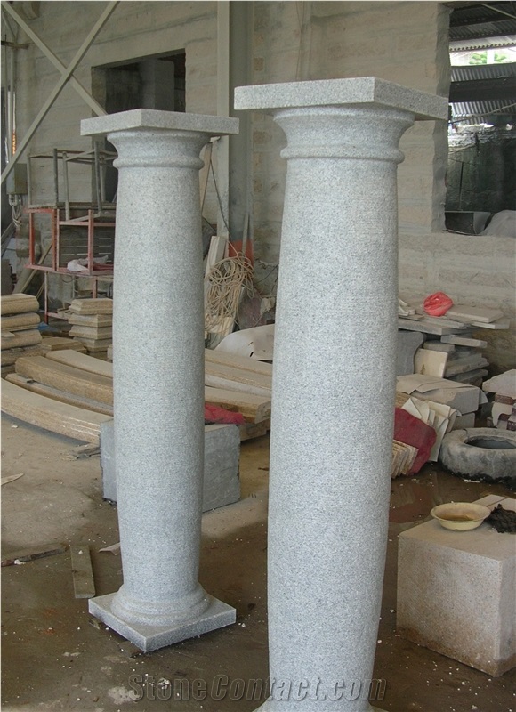 Yellow&Grey Marble Columns,Roman Columns,Polished Stone Columns,Sculptured Columns,Indoor&Outdoor Stone Columns,Ionic Columns,Chinese Cheaper Price Columns,Good Quality Columns,