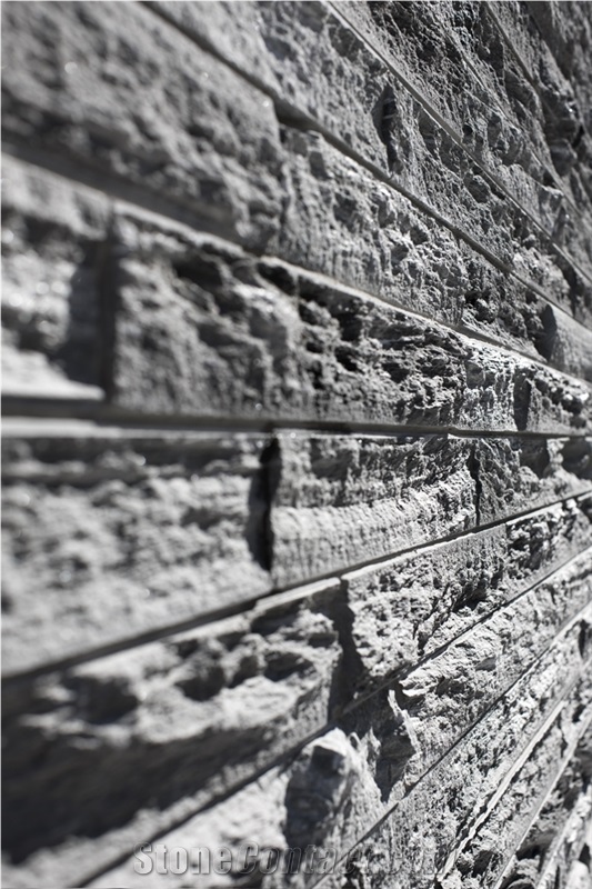 Valser Gruen Gneiss Layered Masonry Broken Surface, Gneiss Wall Tiles