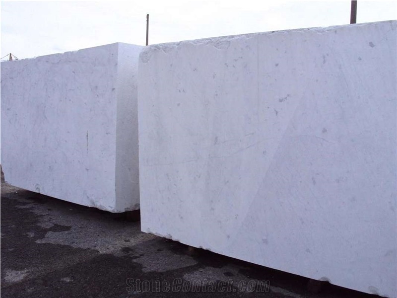 Bianco Venato Gioia Marble Blocks, White Marble Blocks