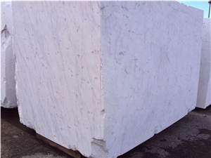 Bianco Venato Gioia Marble Blocks, White Marble Blocks