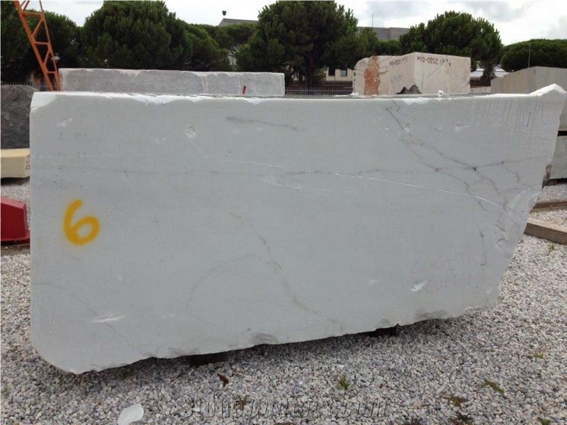 Calacatta Gold Marble Blocks, White Marble Blocks