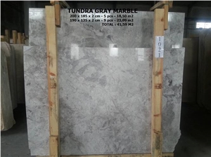 Tundra Gray Marble Tiles & Slabs, Tundra Blue Marble Polished Flooring Tiles, Covering Tiles