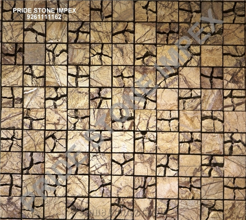 Mosaic Tile, Beige Limestone Mosaic, Wall Mosaic, Mosaic Pattern