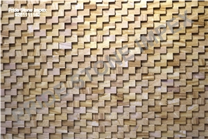 Mosaic Tile, Beige Limestone Mosaic, Wall Mosaic, Mosaic Pattern
