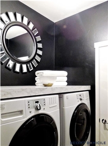 China White Manmade Stone Enviroment-Friendly & Safety Corian Stone with Bright Surface Widely Used in Kitchen, Bathroom, Bar, School, Hospital and Other Public Place Projects