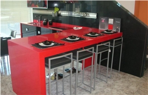 Colorful Quartz Kitchen Countertop Easy-To-Clean and Resistant to Stains,Heat and Scratches