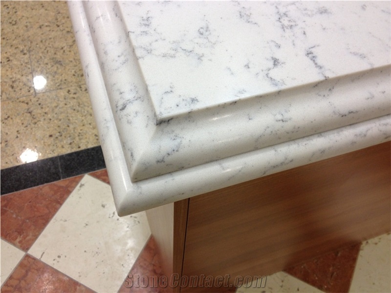 Corian Stone Custom Quartz Stone Bath Countertops Recycled Surface Without Radiation More Durable Than Granite