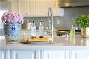 Engineered Constrution Corian Stone Slab Apply in Worktops,Floor and Elevators Mainly and Widely for Cut to Size Kitchen Countertops