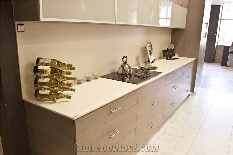 Engineered Corian Stone Kitchen Countertop Avoid Quick Changes in Temperature, Hard Pressure or Scratching, Standard Countertop Sizes 126 *63 and 118 *55