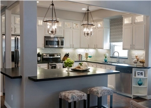 Engineered Quartz Stone Surface Available for 2/3cm Thick Quartz Kitchen Countertop