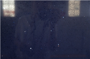 Crystal Blue Quartz Stone Slabs, Enginered Stone, High Quality Manmade Stone, Solid Surfaces Polished Quartz Stone Slabs