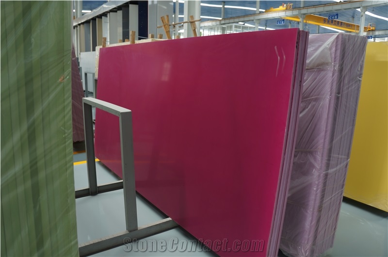 Dark Rosy Quartz Slabs/ Quartz Stone