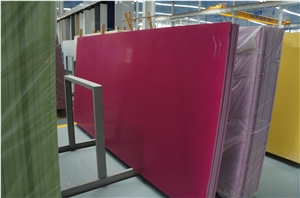 Dark Rosy Quartz Slabs/ Quartz Stone