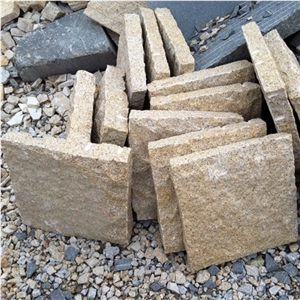 G682 Yellow Granite Cube Stone & Paver, Golden Dune, Sunset Gold Granite Floor Covering, Landsacping Stone G682 Yellow Granite Cube Stone & Paver, Golden Dune, Sunset Gold Granite Floor Covering, Landsacping Stone