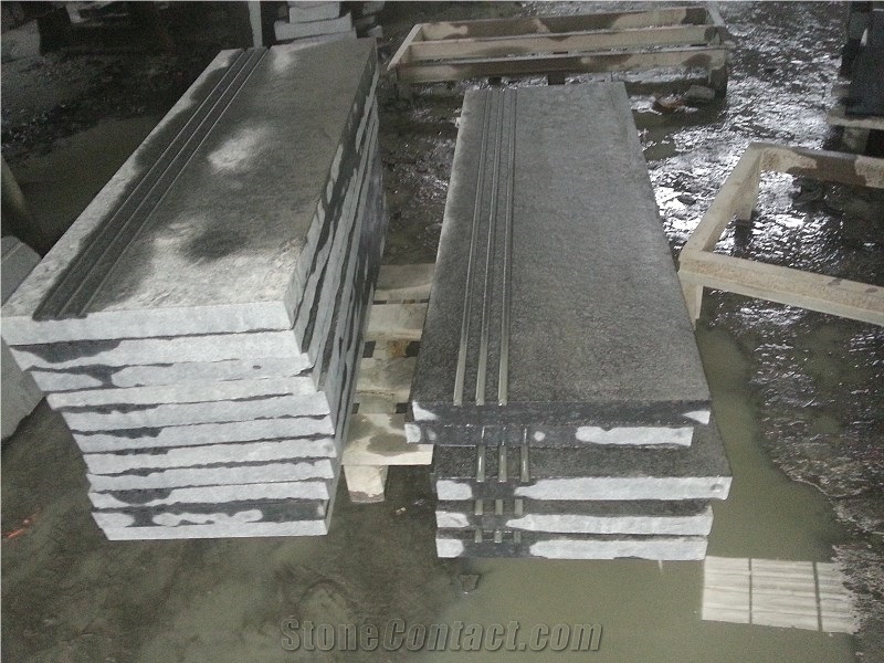 G684 Black Basalt Slabs & Tiles, China Black Basalt