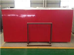 Pure Red Quartz Slabs,Artifical Quartz Stone,Engineered Stone Slabs ,Polish Quartz Slabs,Solid Surface