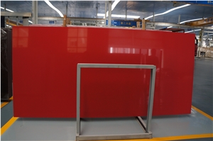 Pure Red Quartz Slabs,Artifical Quartz Stone,Engineered Stone Slabs ,Polish Quartz Slabs,Solid Surface