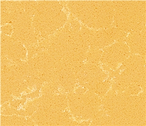White Vein Yellow Quartz Stone Slab, Quartz Stone