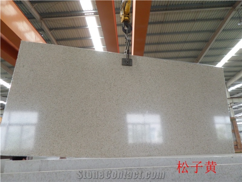 Xy5202 Pine Nut Yellow Quartz Stone Tiles & Slabs, China Quartz Slabs Stone, Engineered Stone, Solid Surface Stone