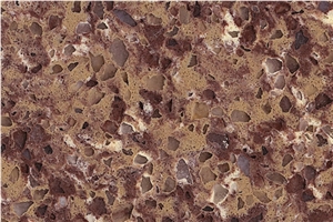 Xy5989 Brazil Feeling Quartz Stone Tiles & Slabs, Solid Surfaces Engineered Stone