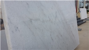 Bianco Veins Slabs & Tiles, Greece White Marble