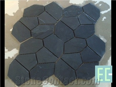 Hebei Black Slate Paving Stone