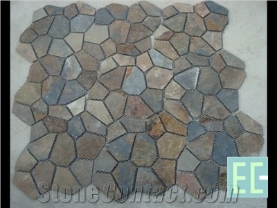 Hebei Rust Slate Flagstone
