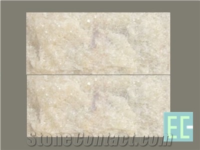 Mushroom Wall Cladding Stone, White Quartzite Mushroom Wall Cladding