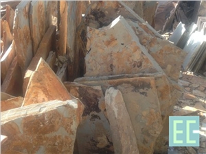 Paving Stone, Hebei Rust Slate Flagstone