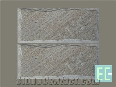 Yellow Slate Mushroom Stone