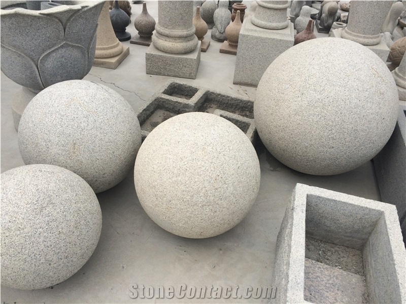 G603 Bush-Hammered Parking Stone Ball,Car Parking Stone