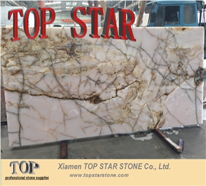 Luxurious Onyx Stone Light Pink Onyx Slabs & Tiles for Project
