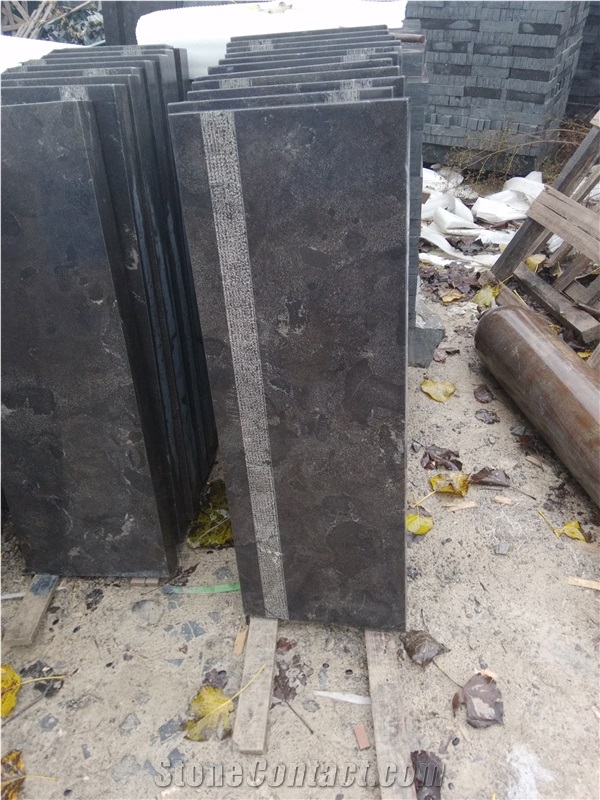 Big Blue Limestone Steps,Riser,Stair Treats,Deck,Staircase