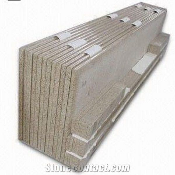 Double Full Bullnose Kitchen Countertop, Eased Edge Island Tops, Custom Kitchen Top, Full Bullnose Vanity Tops, Laminated Edge Engineered Stone Kitchen, Worktops, Kitchen Tops & Back Splash,Ogee and R