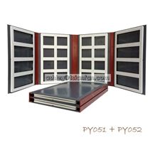 Combined Design Plastic Quartz-Marble-Granite Stone Samples Display Book/Folder Py052