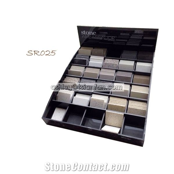 Counter Top Carriable Display Rack Stand For Stone