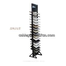 Custom Tower Shape Quartz-Marble-Granite-Timber Samples Meichandising Display Rack Stand Sr018 Custom Tower Shape Quartz-Marble-Granite-Timber Samples Meichandising Display Rack Stand Sr018