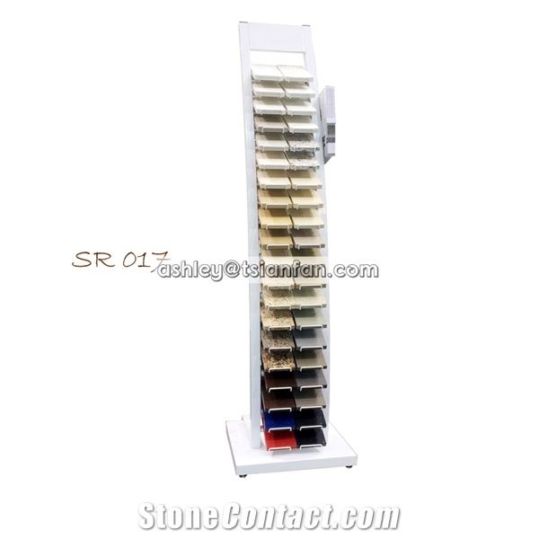 Granite-Timber-Stone Samples Tower Display Rack Stand Sr017